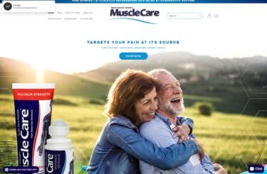 Get MuscleCare  <br/> Shopify Website Design