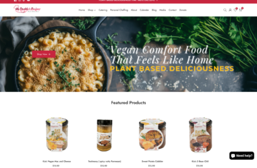 My Daddy’s Recipes <br/> Shopify Website Design