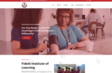 Fidele Institute of Learning <br/> Website Design